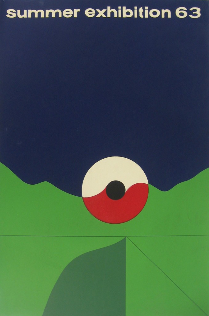 Poster for a 1963 student summer exhibition
