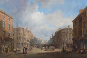 John Wilson Carmichael, ‘Proposed new street for Newcastle’, 1831. Purchased with the aid of a grant from the MLA/V&A Purchase Grant Fund, 2010