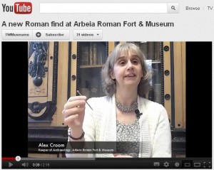Arbeia Roman Fort short film about a Roman hair pin 