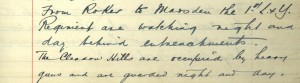 School log book entry, 10 August 1914 (TWAM ref. E.WH2/2/3)