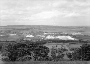 View of Washington New Town from Penshaw Hill, May 1965 (TWAM ref. DT.TUR/2/36063AP).