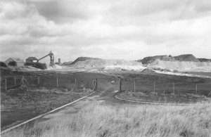 Removal of Washington ‘F’ Pit heap nearing completion, 1971 (TWAM ref. 5417/120/3)