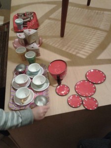 Curating a tea set