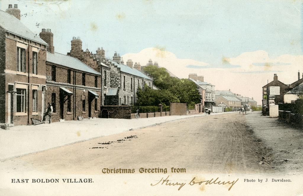 A postcard from of East Boldon village