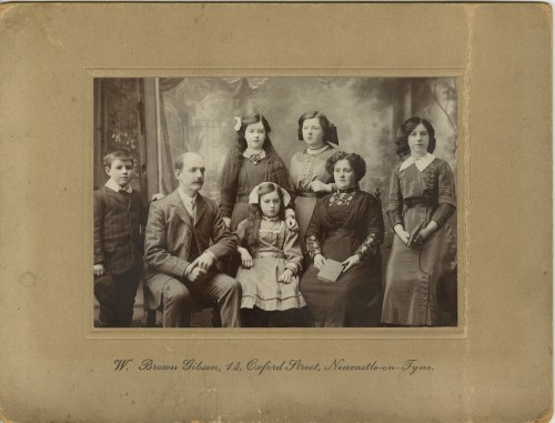 Family portrait of a middle class family, c. 1910-1914