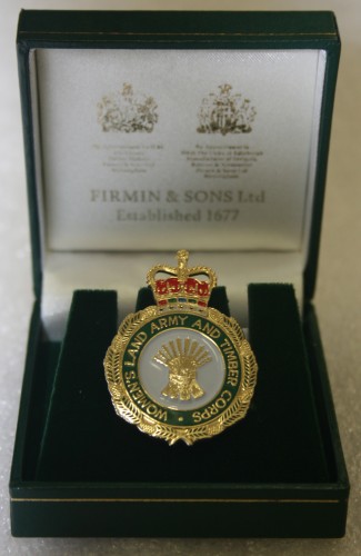 The badge awarded to Frances Blackburn