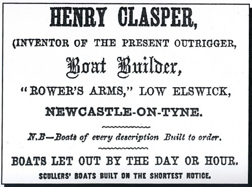 Advertisement from a Newcastle Trade Directory c 1861