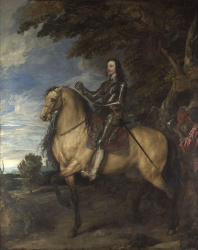 The Equestrian Portrait of Charles 1 by Anthony Van Dyck 