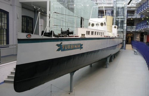 Turbinia in Discovery Museum