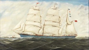 Painting of the barque LOTA by John Hudson – B9432’