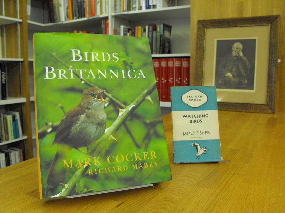 Birds Britannica by Mark Cocker and Richard Mabey, Chatto & Windus, 2005 ; Watching birds by James Fisher, Penguin, 1941 ; Photograph of John Hancock (courtesy of the Natural History Society of Northumbria)