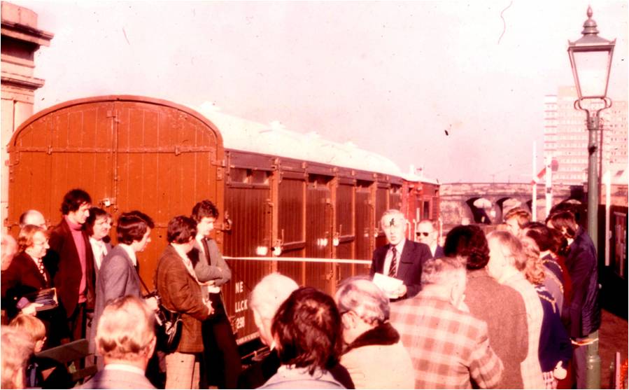 The opening of the Sidings Area in 1977.