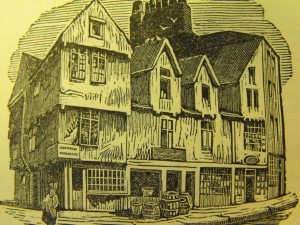 Old houses, head of Middle Street (vol. for 1867, p.97)