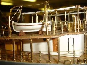 Close up: showing detail of model