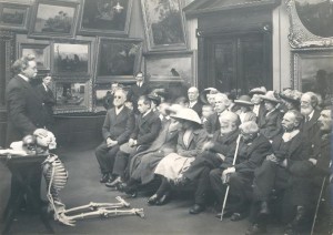 1913 Blind adults at Sunderland Museum 