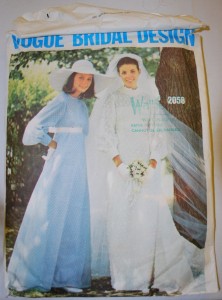 1960s Vogue bridal design