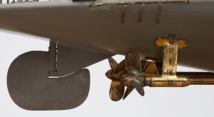 Propellers, stern bracket and rudder