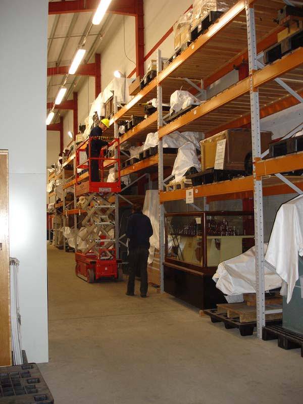 Storage at the Regional Museums Store