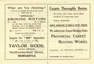 Programme for Grand Bazaar and Dutch Fair, United Methodist Church, Whitley Bay, 16-18 March 1910 (TWAM ref. C.WB1/37/3)