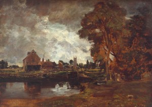 John Constable (1776-1837) ‘Dedham Lock and Mill’ ?1817, © Tate