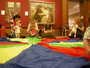 Parachute games at Creative Baby!