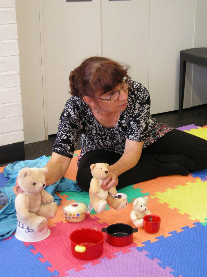 Goldilocks and the Three Bears storysack brought to life by Claudia