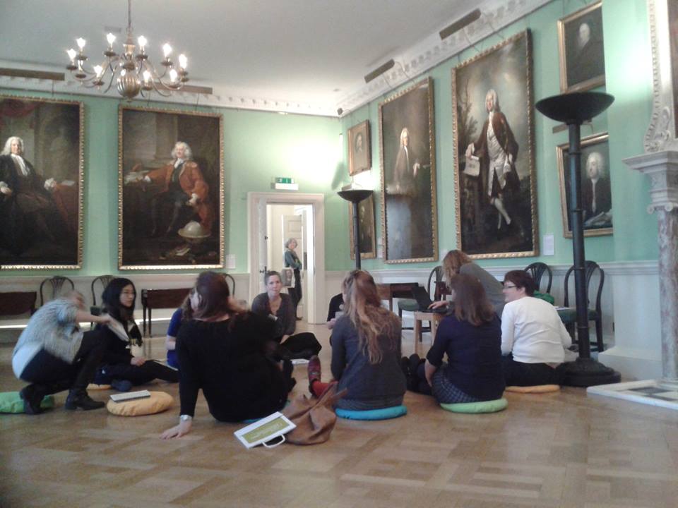 Learning about early years projects at the Foundling Museum