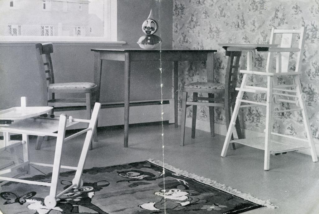 Interior view of West Boldon Residential Nursery, 1961