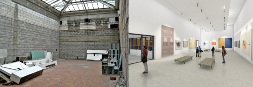 Former gallery 6 and proposed new design