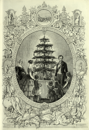 Royal family christmas tree 1848
