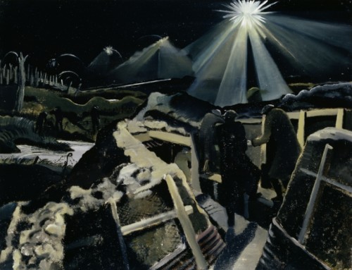 Paul Nash Artist Of Powerful First World War Paintings Tyne Wear   Ypres Salient At Night 500x383 