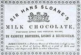 Chocolate drink label
